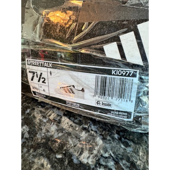 Adidas StreetTalk Womens Sneakers White Leopard Print KI0977 Size 7.5 NEW - Picture 2 of 9